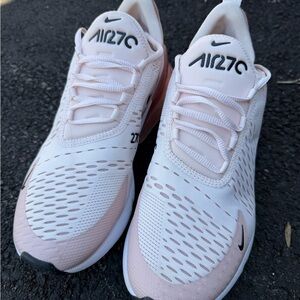 Nike Air Max 270 Women's Sneakers - Pale Pink/White